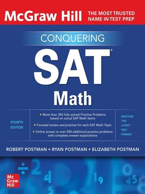 McGraw Hill Conquering SAT Math - ebook